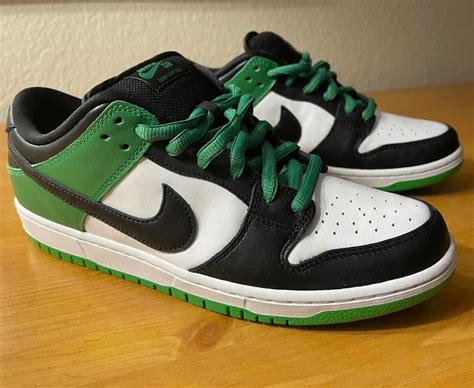 nike sb dunk classic green